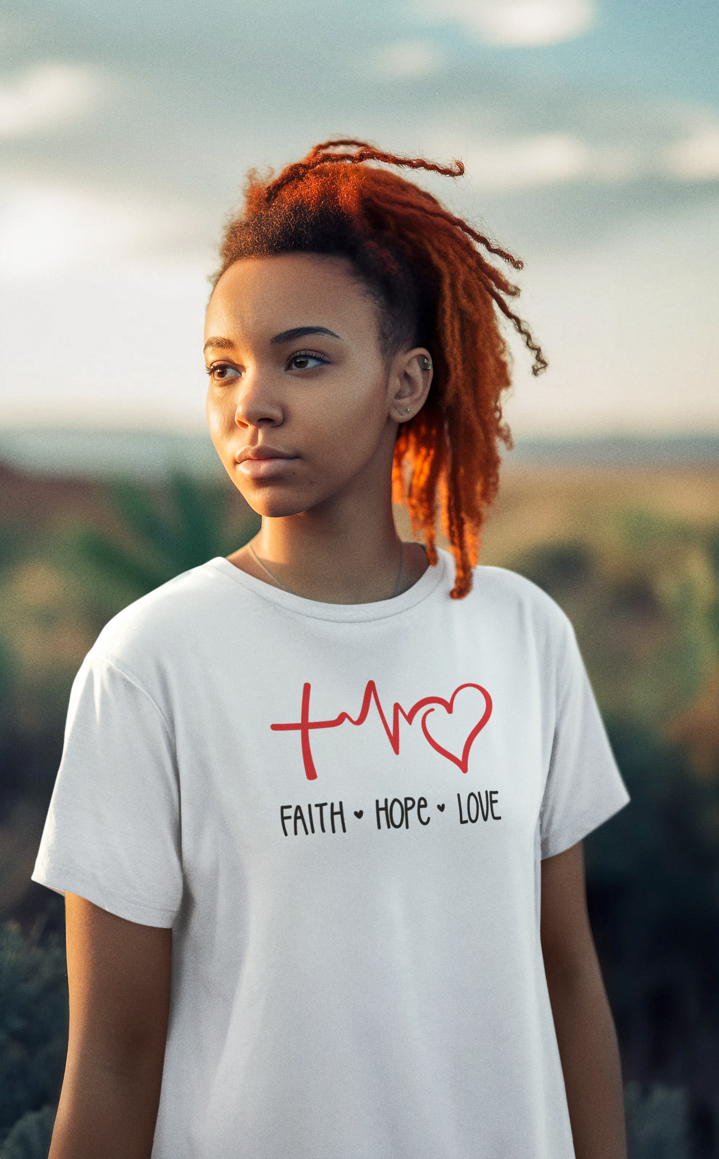 FAITH LOVE AND HOPE SHIRT