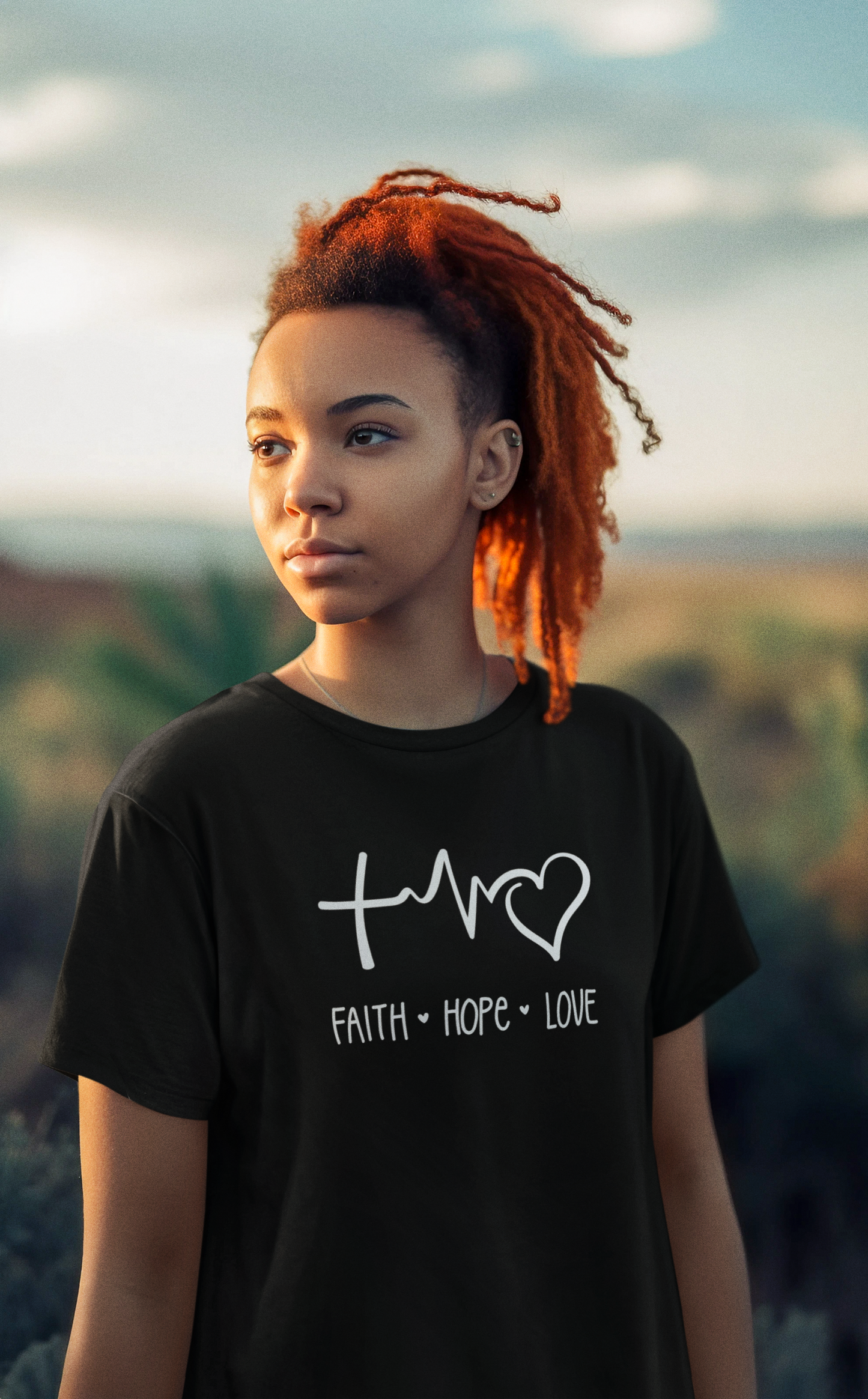 FAITH LOVE AND HOPE SHIRT