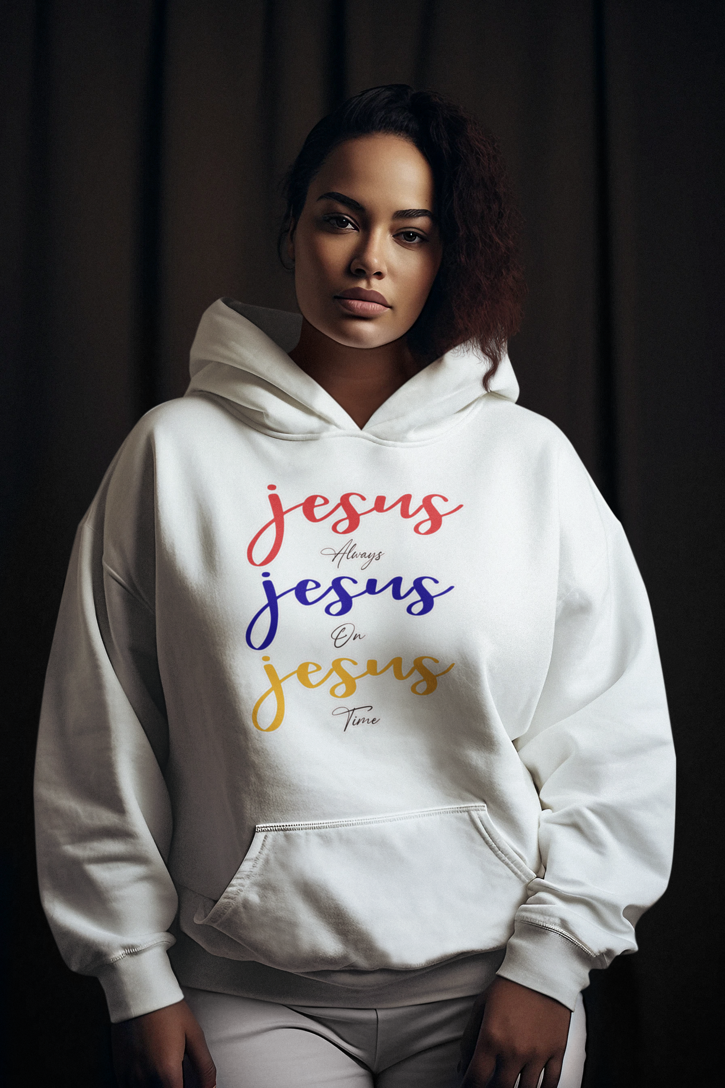 JESUS ALWAYS ON TIME HOODIE