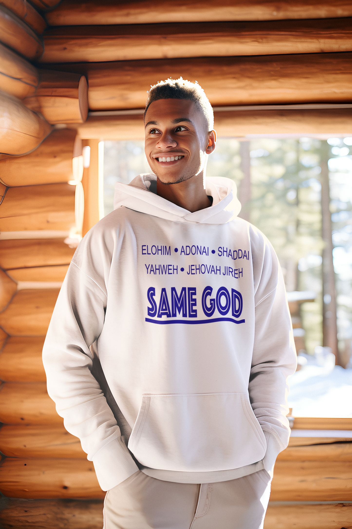 SAME GOD HOODIE MULTI