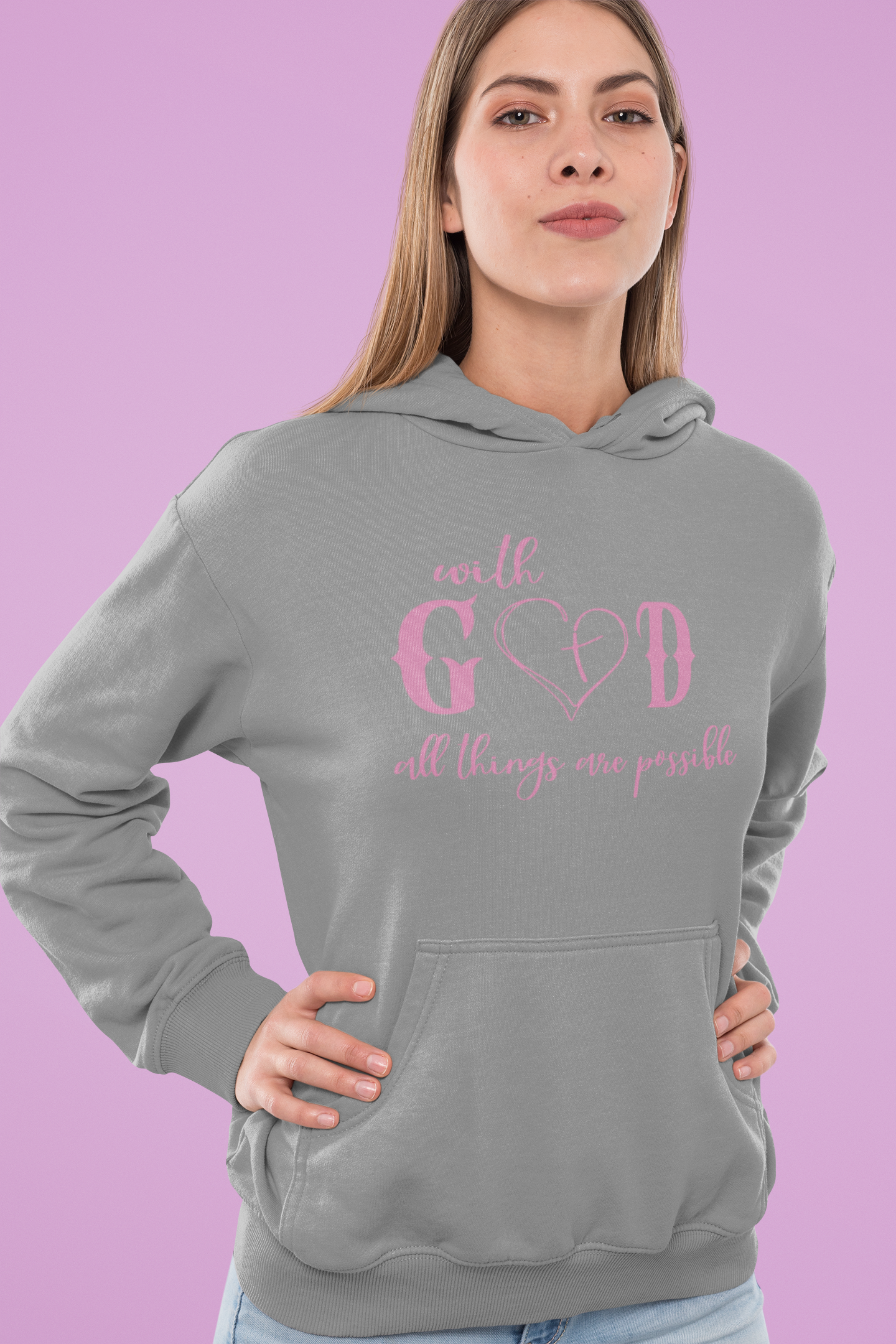 WITH GOD ALL THINGS ARE POSSIBLE HOODIE